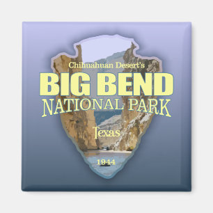 Nationaal park van de Big Bend (pijlpunt) Magneet