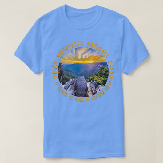 Nationaal park van de blauwe bergen 5 t-shirt (Design voorkant)