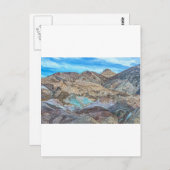 Nationaal park van de doodvalvallei van de kunsten briefkaart (Voorkant / Achterkant)