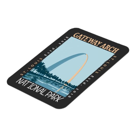 Nationaal park van de Gateway Arch Magneet (Linkerzijde)