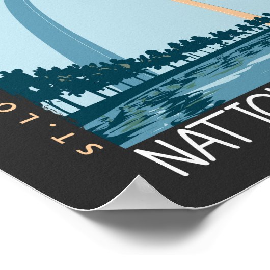 Nationaal park van de Gateway Arch Poster (Hoek)