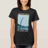 Nationaal park van de Gateway Arch T-shirt (Voorkant)