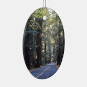 Nationaal park van de Giants-Humboldt Redwood Keramisch Ornament (Rechts)