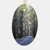 Nationaal park van de Giants-Humboldt Redwood Keramisch Ornament (Links)