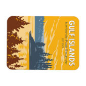 Nationaal Park van de Golfeilanden - Canada - Vint Magneet (Horizontaal)