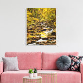 Nationaal Park van de grote rokergebergten. Big Cr Canvas Afdruk (Insitu (Woonkamer))