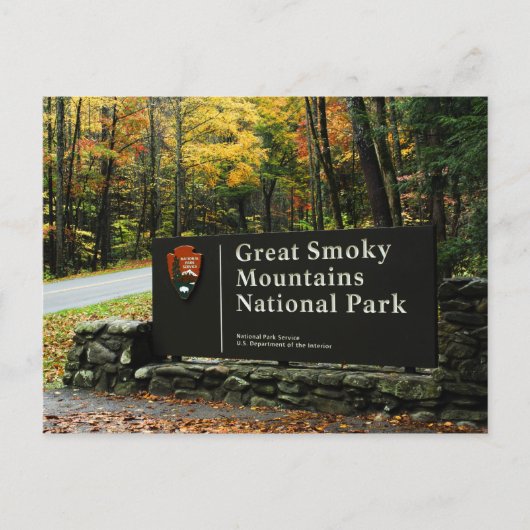 Nationaal Park van de Grote Smoky Briefkaart (Voorkant)