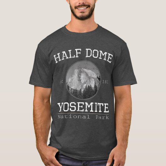 Nationaal Park van de halve maan van Yosemite T-shirt (Voorkant)