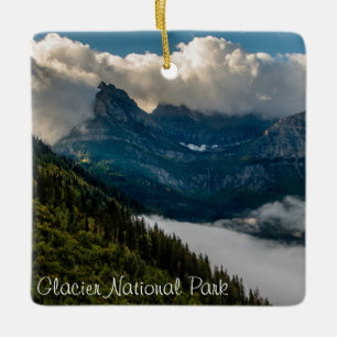 Nationaal park van de Herfsten van Bird Woman Keramisch Ornament