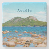 Nationaal park van de Jordaaneilanden Acadia Bubbl Stenen Onderzetter (Voorkant)