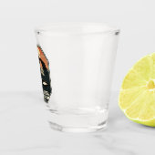 Nationaal park van de Kanaaleilanden Dolphin Retro Shot Glas (Rechts)