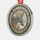 Nationaal park van de Kanaaleilanden (fox) Metalen Ornament (Links)