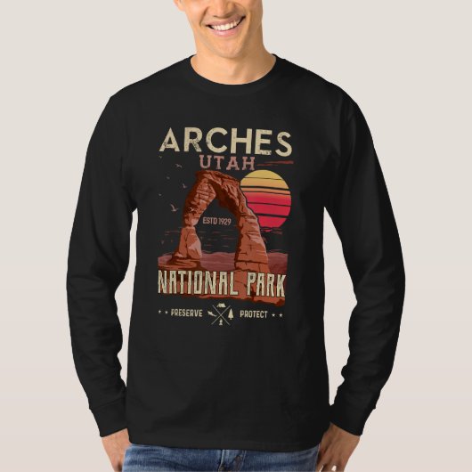 Nationaal park van de kerken t-shirt (Voorkant)