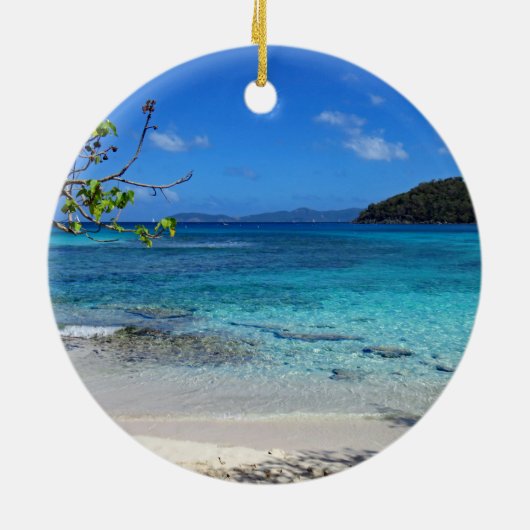 Nationaal Park van de Maagdeneilanden Keramisch Ornament (Achterkant)