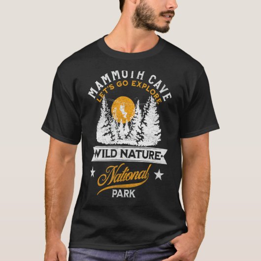 Nationaal park van de Mammoth Cave 1 T-shirt (Voorkant)