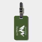 Nationaal Park van de Olympische Spelen Bagagelabel (Voorkant verticaal)