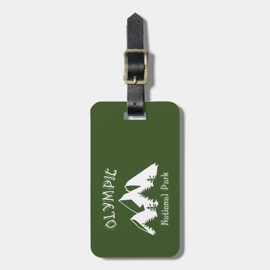 Nationaal Park van de Olympische Spelen Bagagelabel (Voorkant verticaal)