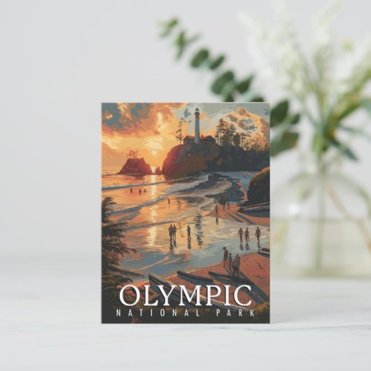 Nationaal Park van de Olympische Spelen Briefkaart (Staand voorkant)