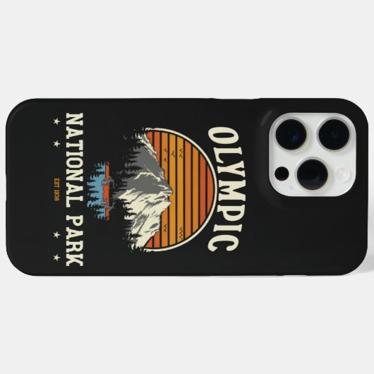 Nationaal Park van de Olympische Spelen Case-Mate iPhone Case (Achterkant (horizontaal))