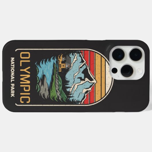 Nationaal Park van de Olympische Spelen Case-Mate iPhone Case (Achterkant (horizontaal))