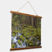 Nationaal Park van de Olympische Spelen in Washing Hangend Wandkleed (Gebogen)