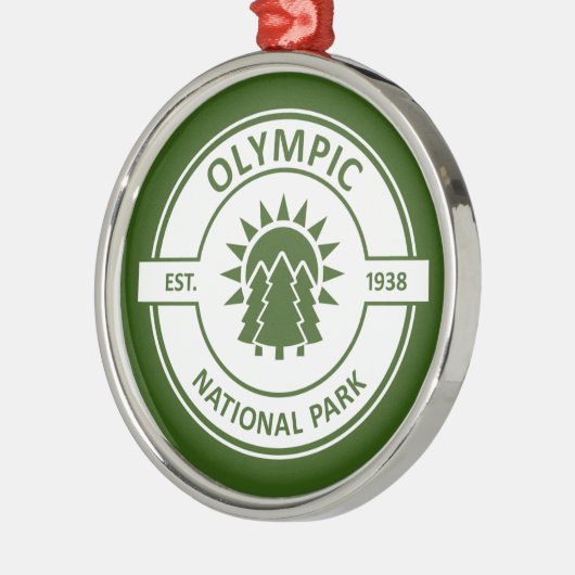 Nationaal Park van de Olympische Spelen Metalen Ornament (Links)