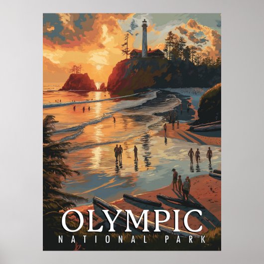 Nationaal Park van de Olympische Spelen Poster (Voorkant)