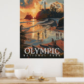 Nationaal Park van de Olympische Spelen Poster (Keuken)
