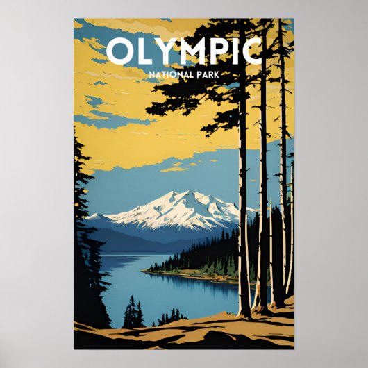 Nationaal Park van de Olympische Spelen Poster (Voorkant)