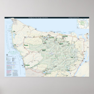 Nationaal Park van de Olympische Spelen Poster