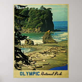 Nationaal Park van de Olympische Spelen Poster