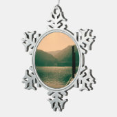 Nationaal Park van de Olympische Spelen, prachtig  Tin Sneeuwvlok Ornament (Rechts)