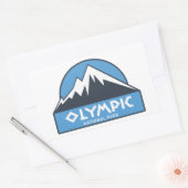 Nationaal Park van de Olympische Spelen Rechthoekige Sticker (Envelop)