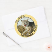 Nationaal Park van de Olympische Spelen Ronde Sticker (Envelop)