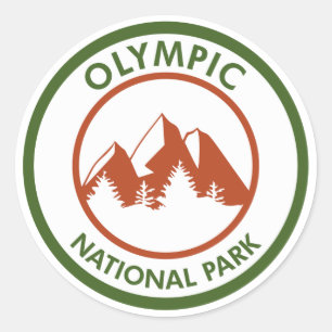 Nationaal Park van de Olympische Spelen Ronde Sticker