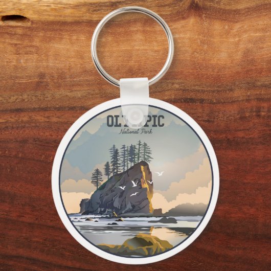 Nationaal Park van de Olympische Spelen Sleutelhanger (Voorkant)