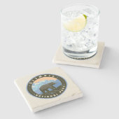 Nationaal Park van de Olympische Spelen Stenen Onderzetter (Zijkant)