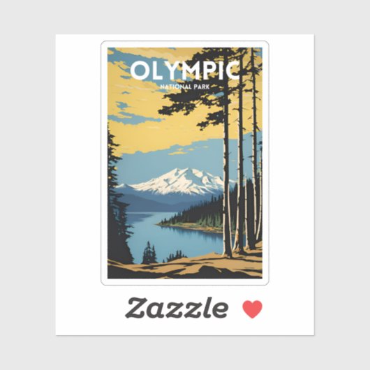 Nationaal Park van de Olympische Spelen Sticker (Vel)