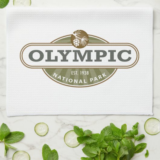 Nationaal Park van de Olympische Spelen Theedoek (Gevouwen)