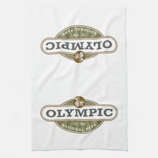 Nationaal Park van de Olympische Spelen Theedoek (Verticaal)