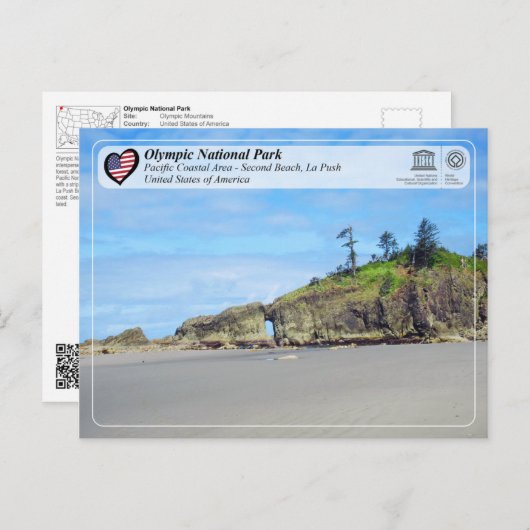 Nationaal Park van de Olympische Spelen - Tweede s Briefkaart (Voorkant / Achterkant)