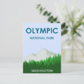 Nationaal Park van de Olympische Spelen Uitnodiging Briefkaart (Staand voorkant)