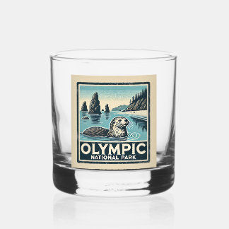 Nationaal Park van de Olympische Spelen Whisky Glas