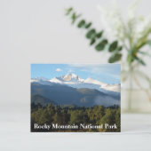 Nationaal Park van de peak Rocky Mountain Briefkaart (Staand voorkant)