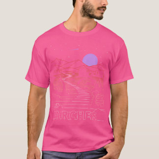 Nationaal park van de Retro Arches - Delicate Arc T-shirt