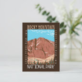 Nationaal park van de Rocky Mountain - piek Briefkaart (Staand voorkant)