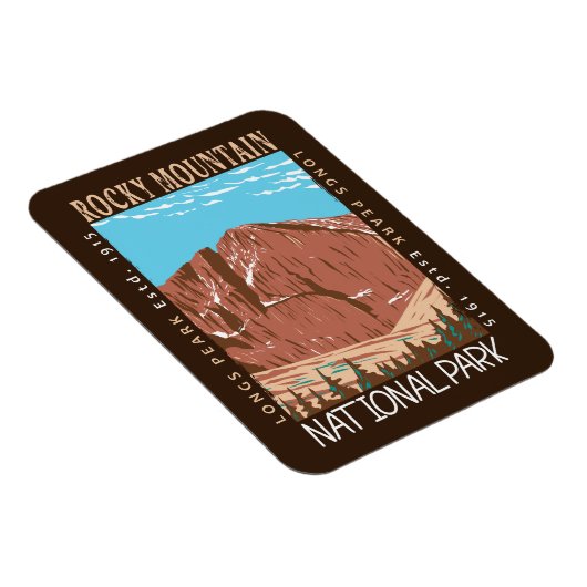 Nationaal park van de Rocky Mountain - piek Magneet (Rechterzijde)