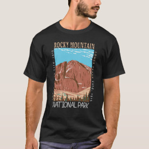 Nationaal park van de Rocky Mountain - piek T-shirt
