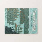Nationaal park van de Thousand Islands Canada Legpuzzel (Horizontaal)