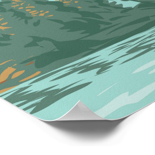 Nationaal park van de Thousand Islands Canada Poster (Hoek)